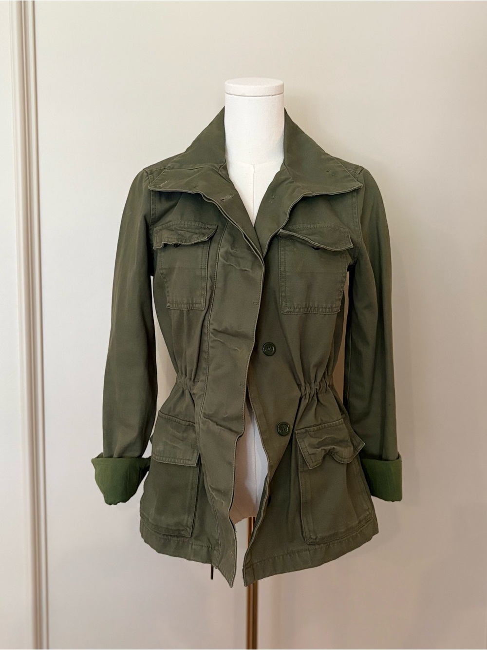 Ecote Olive Army Green Utility Jacket - Women Sz S